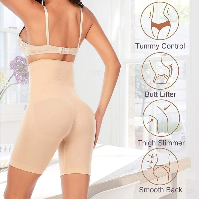 4-in-1 Shaper | Quick Slim Shape Wear Tummy, Thighs, Hips | Efffective Seamless Tummy Tucker Shapewear Body Shaper